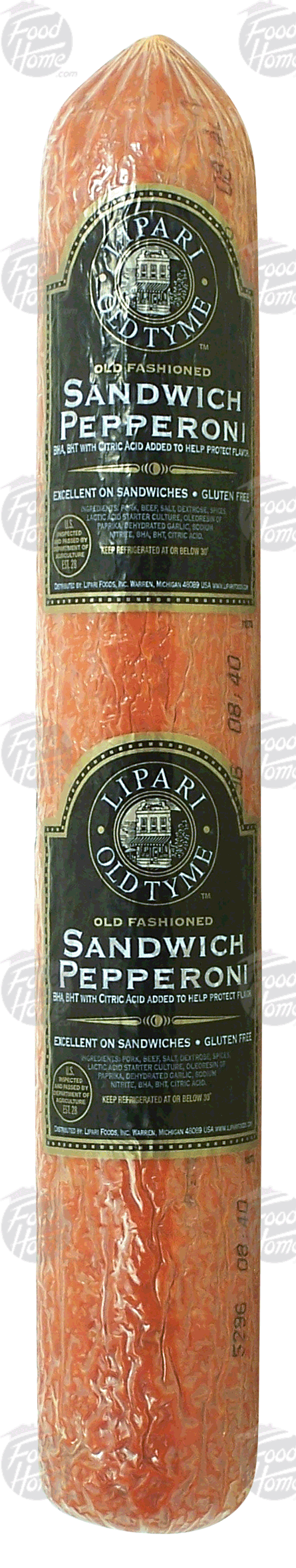 Lipari Old Tyme old fashioned sandwich pepperoni, price per pound Full-Size Picture